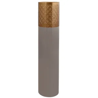 Kayoom Bodenvase Art Deco 1145 in grau - gold | Gr.: onesize