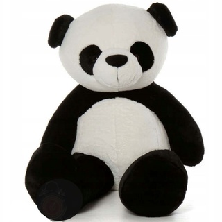Gustaw Pandabär Groß XXL (Schwarz und weiß , 160cm) - Plüschbär, Kuschelbär XXL Plüschtier, Plüschtier Kuscheltier Giant Teddy