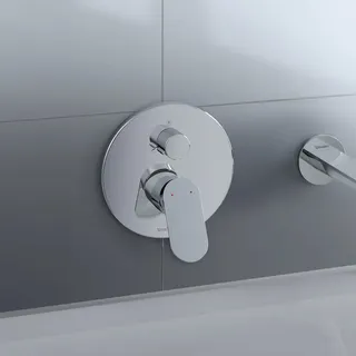 Duravit Wave Einhebel-Wannenmischer Unterputz Chrom