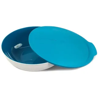 Tupperware Allegra 3,5 L hellblau Servier Schüssel Schale Servierschale