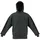 Essentials 3-Streifen Kapuzenjacke dunkelgrau/black S