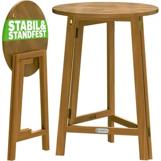 CASARIA Bistrotisch Ø 80 x 110 cm Braun