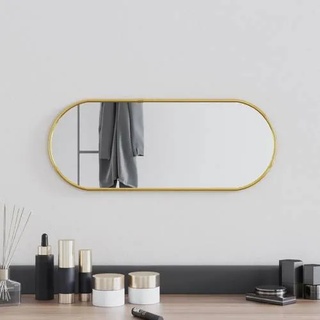 vidaXL Wandspiegel Golden 50x20 cm Oval