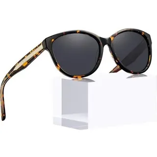 Damen Sonnenbrille Katzenaugen Polarisierte UV400 Schildpatt Acetat