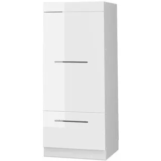 Vicco Hochschrank Mikrowellenumbauschrank 60 x 58 x 153,6 cm Weiß