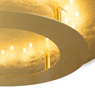Paul Neuhaus LED-Deckenleuchte Nevis 50cm Alu, Eisen, Stahl & Metall Gold 50 cm