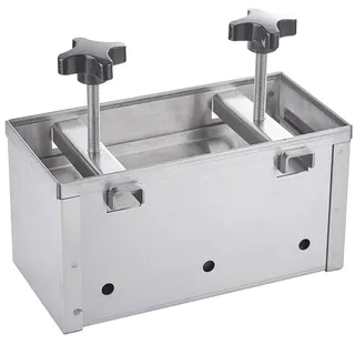 Schinken-Pressform, 304 Edelstahl-Fleisch-Pressform, Hamburger-Patty-Maker mit Doppelschnecken-Druckgerät, gefüllte Burger-Presse for Burger, Schieber, Grillen, Grillen, Rindfleisch ( Size : 2kg )