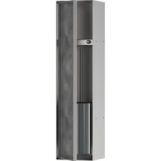 Hansgrohe XtraStoris Rock mit Ablage und Reservepapierhalter, 56060800,
