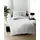 Mako-Satin grau 135 x 200 cm + 80 x 80 cm
