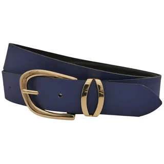 AnnaMatoni Damengürtel Leder 125 blau