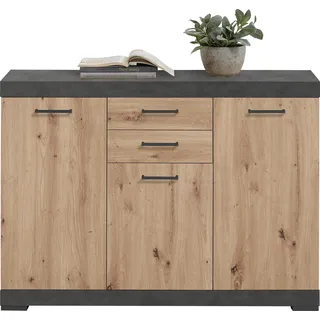 FMD Bristol 3 120 x 89,9 x 34,9 cm Schwarz