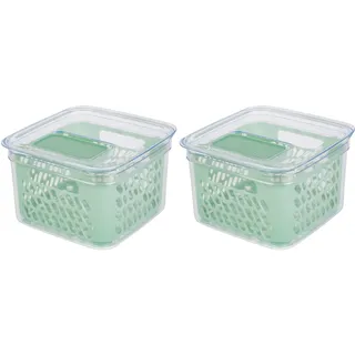 ERNESTO® Kühlschrankaufbewahrung Frischebox (klein 2er)