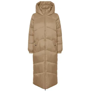 VERO MODA Damen Vmuppsala Long Coat Noos Mantel, Tigers Eye, XS EU - XS