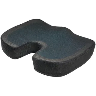 Aidapt Deluxe Steißbein-Keilkissen aus Memory-Schaum mit Gel-Kühlschicht für Haltung, Rückenunterstützung für den Einsatz auf Bürostuhl, Reisesitzen, Autositzen, Rollstuhl, Ischias, Schmerzlinderung