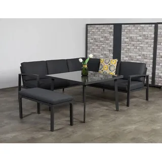 Garden Impressions Baltimore Loungeset schwarz/grau