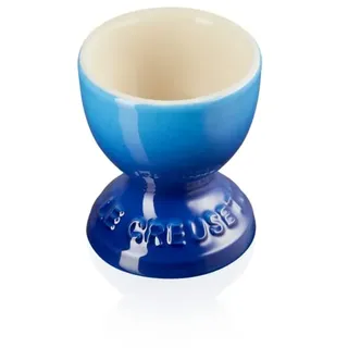 Le Creuset Steinzeug Eierbecher mit Stand-Fuß, 9 g, 5.3 x 5.3 x 5.9 cm, Azure, 71702002200099