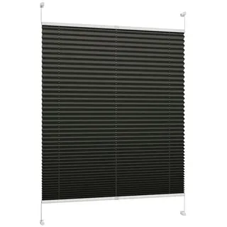 DécoProfi Plissee Klemmfix 40 x 220 cm schwarz