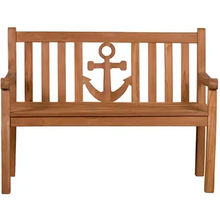 deVries Gartenbank 120 x 89 x 60 cm Braun