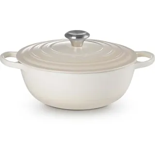 Le Creuset Bräter La Marmite Signature Ø 26cm - weiß
