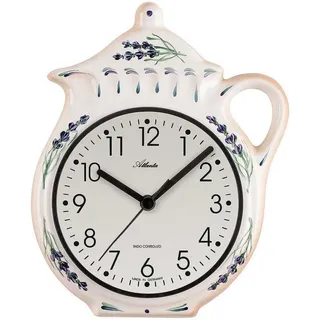 Atlanta Küchenuhr 20,0 cm 6025 beige/braun/weiß