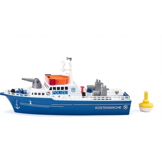 Siku Spielzeug-Boot SIKU World, Polizeiboot (5401), mit Licht und Sound blau|weiß