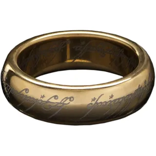 Herr der Ringe Wolfram-Ring Der Eine Ring (vergoldet) Größe 10