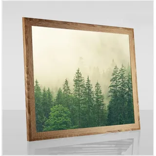 Monzetta Deluxe Bilderrahmen Posterrahmen 45x110 cm Sonoma Eiche Dekor cm Schritt Formatwahl 110x45 cm RW weiß Front Antireflex