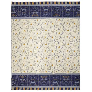 BASSETTI OPLONTIS Bettüberwurf 180 x 255 cm Blau