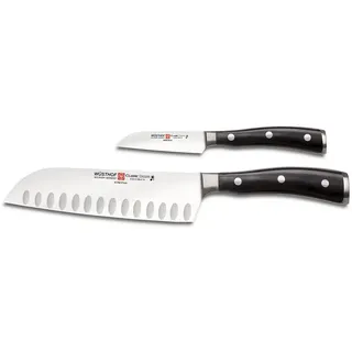 Wüsthof Messersatz, Classic Ikon (9276), 2-teilig, Doppelkropf, geschmiedet, optimale Balance, rostfrei, hochwertige Küchenmesser