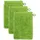 Waschhandschuh 15 x 20 cm peridot 3 St.
