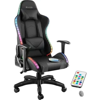 Tectake Tartaros Kunstleder Schwarz