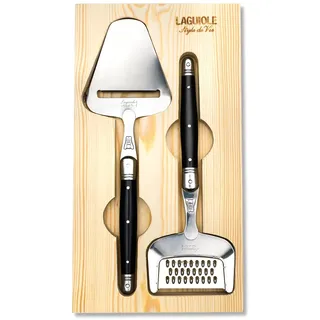 Laguiole Style de Vie Käsehobel & Käsereibe Premium Line, Schwarz