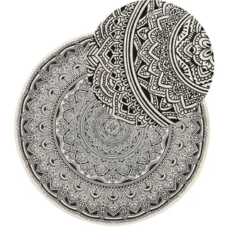 Beliani Teppich Baumwolle