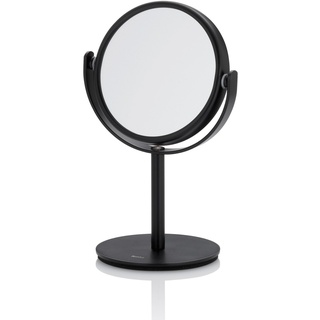 KELA Standspiegel Kosmetikspiegel SELENA schwarz 7 cm 10-fache Vergrößerung