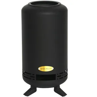 deluke Tischfeuer FRANK Ø 30 cm Schwarz