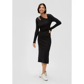s.Oliver Midikleid Kleid Kleid mit Cut Out-Details schwarz S (36)