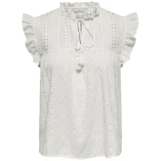 Only Onlreva Life S/L Emb Top WVN Noos - XS