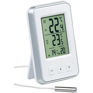 Pearl Digit Innen-& Außen MIN MAX Thermometer Weiß