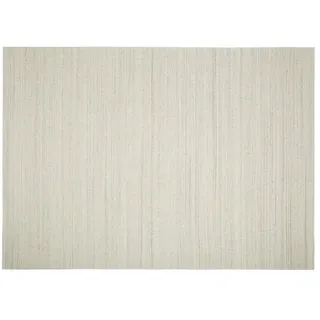 handgewebter Teppich  Mysen , beige , Viskose, Wolle , Maße (cm): B: 90 H: 1,1