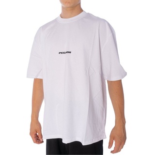 Pegador T-Shirt Pegador Colne Logo Oversized T-Shirt Herren white (1-tlg) weiß L