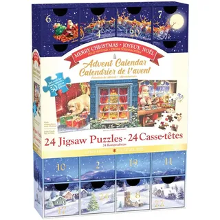 Puzzle Adventskalender - Puzzle - Merry Christmas, Puzzleteile