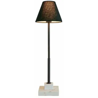 Mirabeau Tischleuchte Tischlampe Orvienne schwarz/weiß schwarz