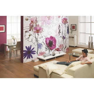 KOMAR Fototapete Purple 368 cm x 254 cm