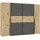 270 x 210 x 61 cm artisan eiche/betonoptik dunkelgrau