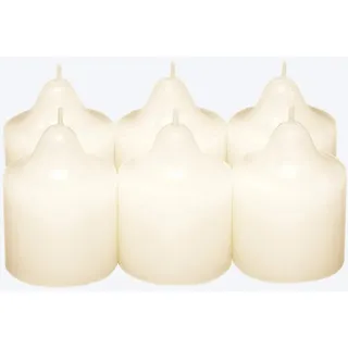 Duftvotivkerzen Marshmallow-Vanille, 6 St.