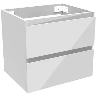duschspa Waschtisch Unterschrank Waschbeckenunterschrank Waschtischunterschrank Badschrank, 50-120cm Hängeschrank, Matt / Hochglanz weiß 50 cm x 52 cm x 38.5 cm