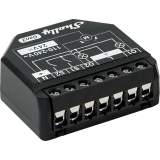 Shelly 2PM Gen3 Schalt-Messaktor Bluetooth, Wi-Fi