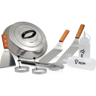 BBQ-Toro Plancha Zubehör Set 9-tlg. Edelstahl Silber