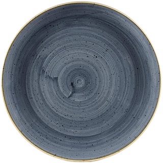 Churchill Stonecast -Coupe Plate Teller- Durchmesser: Ø28,8cm, Farbe wählbar (Blueberry)