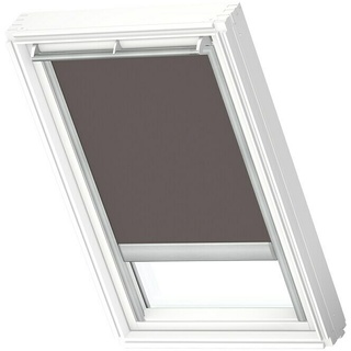 Velux Dachfensterrollo Elektro DML CK02 4577S  (Farbe: Taupe - 4577S, Farbe Schiene: Aluminium, Elektrisch)